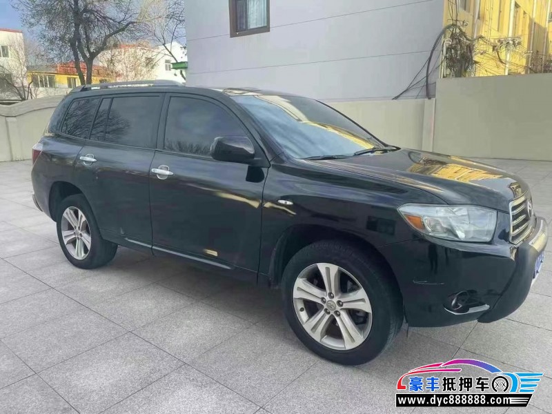 12年丰田汉兰达轿车抵押车出售