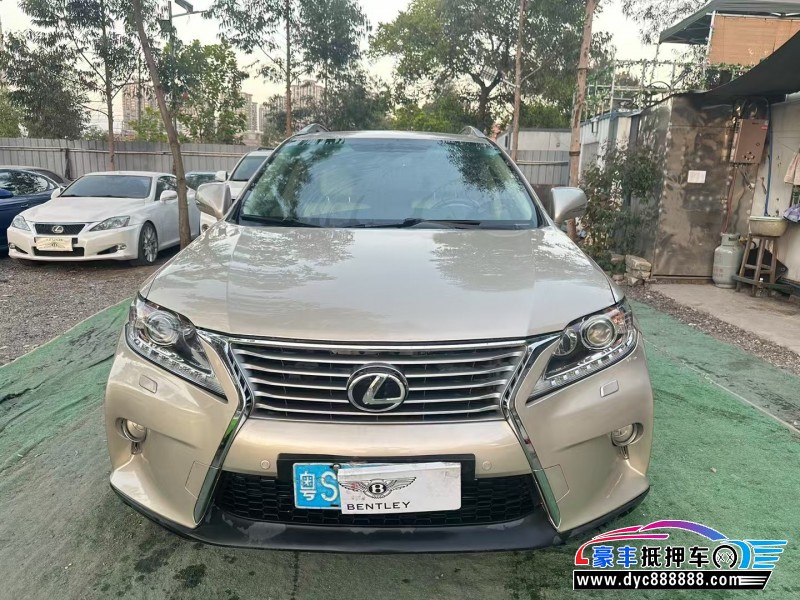 12年雷克萨斯RX轿车抵押车出售