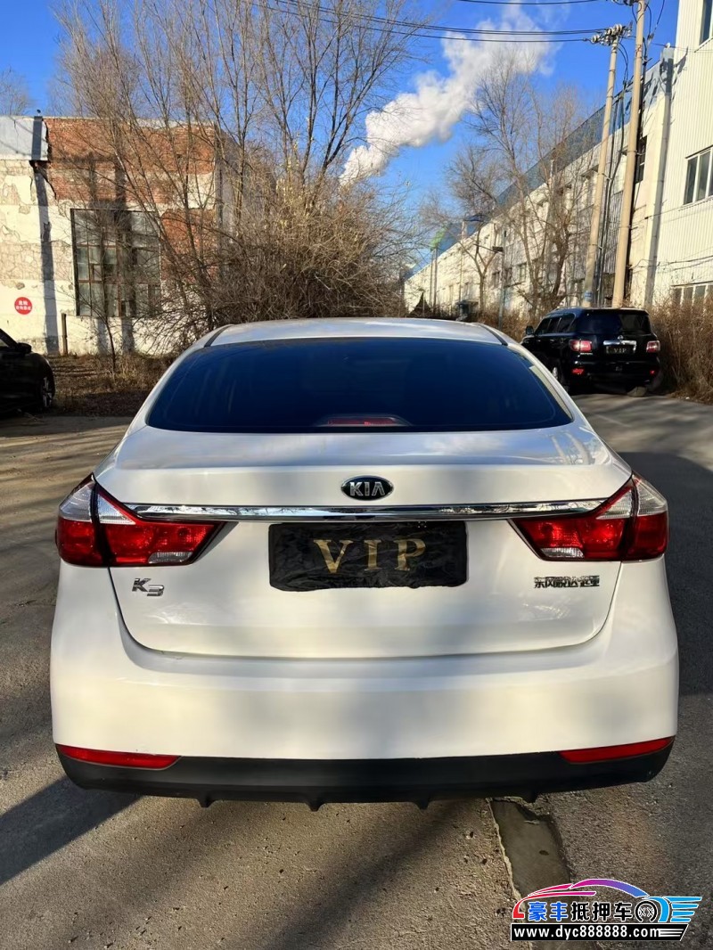 18年起亚K3轿车抵押车出售