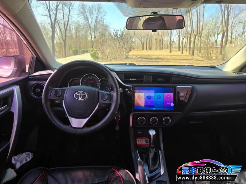 18年丰田雷凌轿车抵押车出售