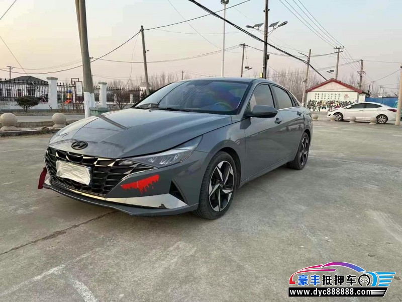 23年现代伊兰特轿车抵押车出售