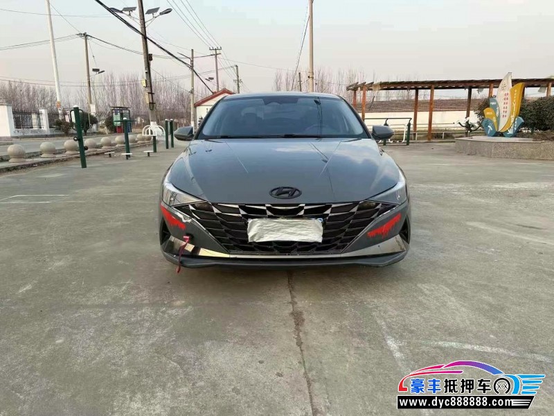 23年现代伊兰特轿车抵押车出售