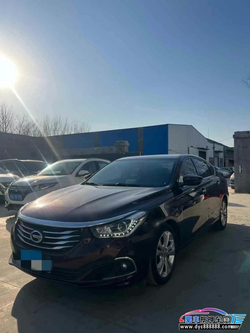 17年传祺GA6轿车抵押车出售