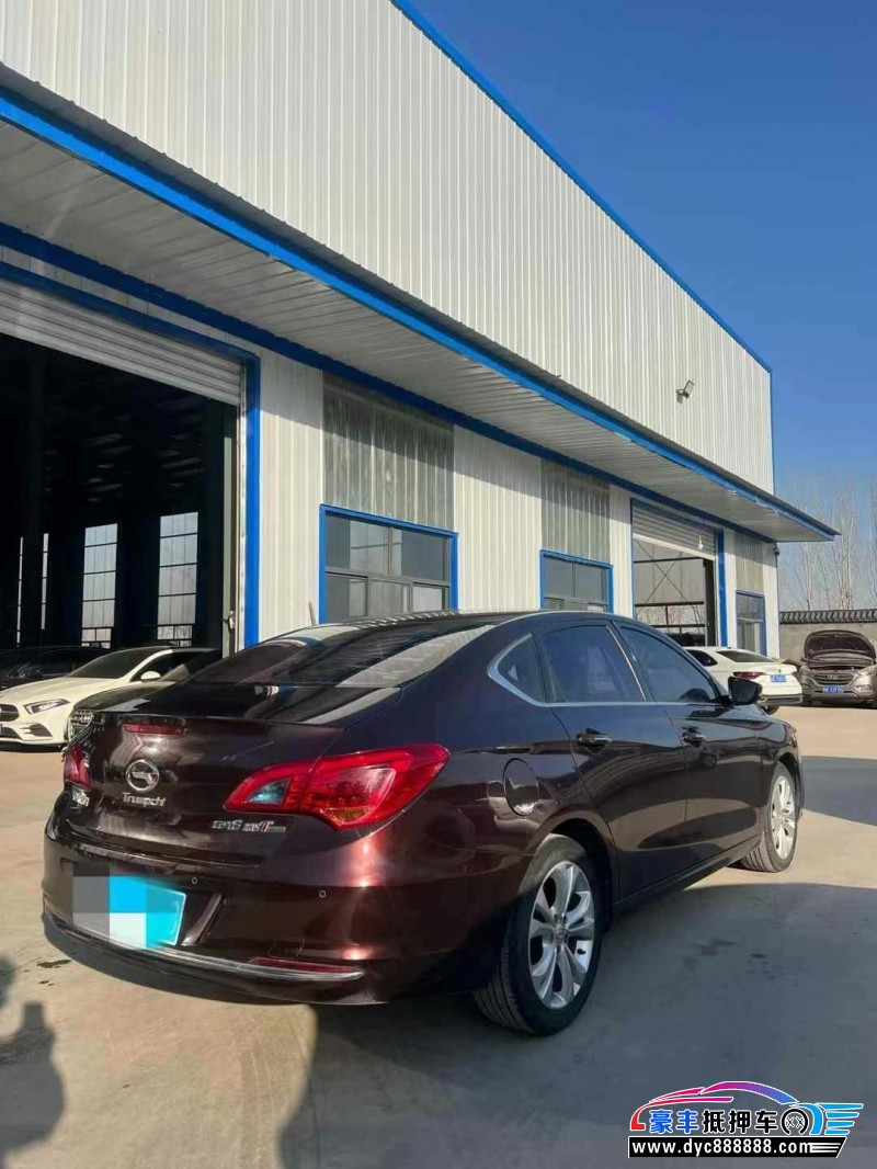 17年传祺GA6轿车抵押车出售