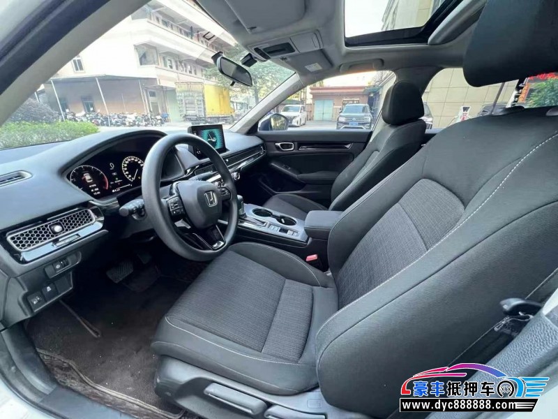 23年本田思域轿车抵押车出售