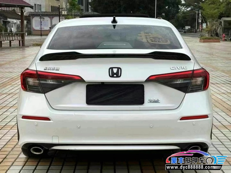 22年本田思域轿车抵押车出售