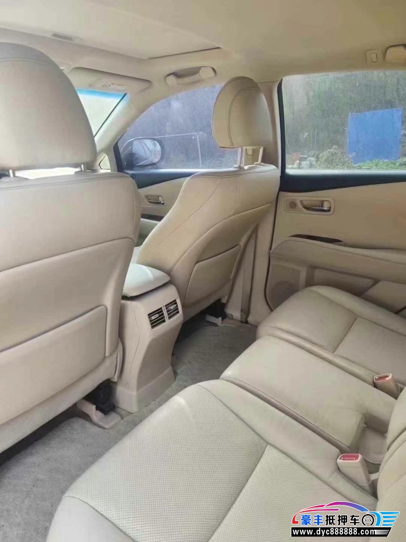 12年雷克萨斯RX轿车抵押车出售