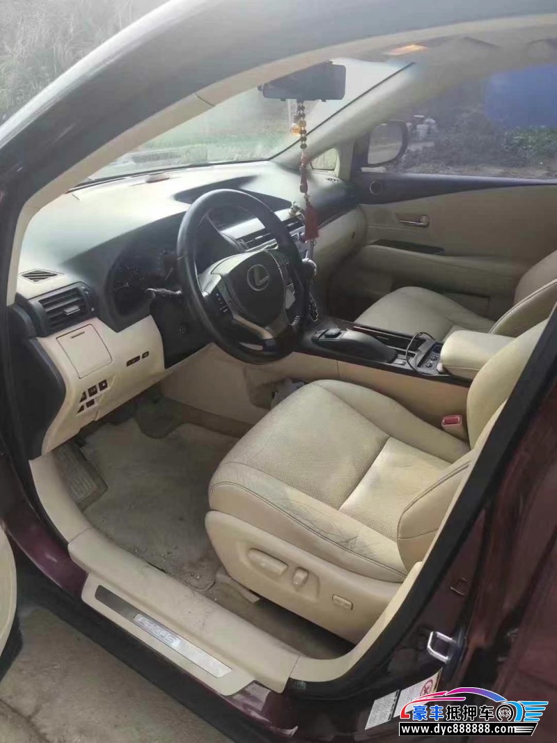 12年雷克萨斯RX轿车抵押车出售