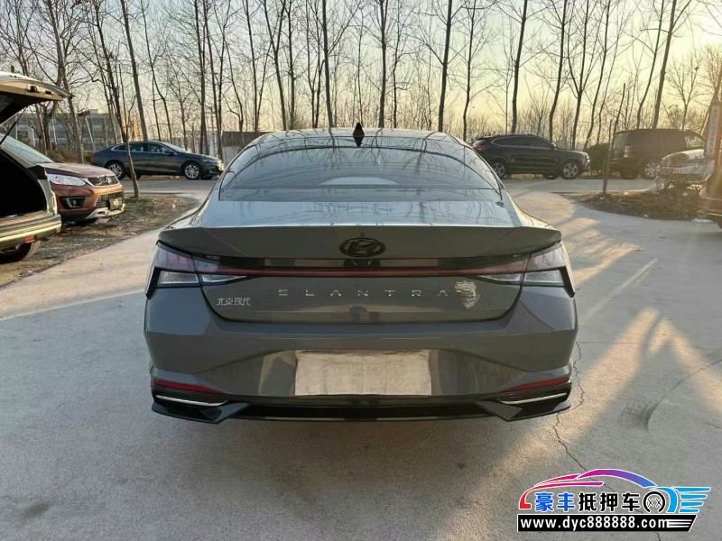 21年现代伊兰特轿车抵押车出售