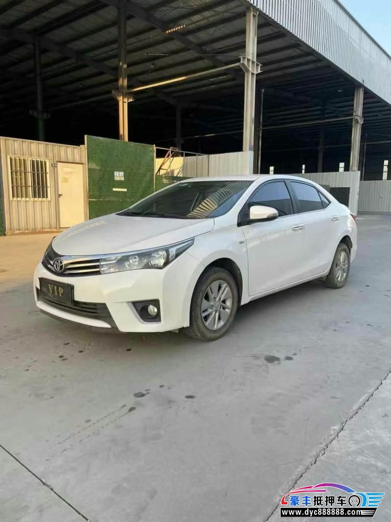 17年丰田卡罗拉轿车抵押车出售