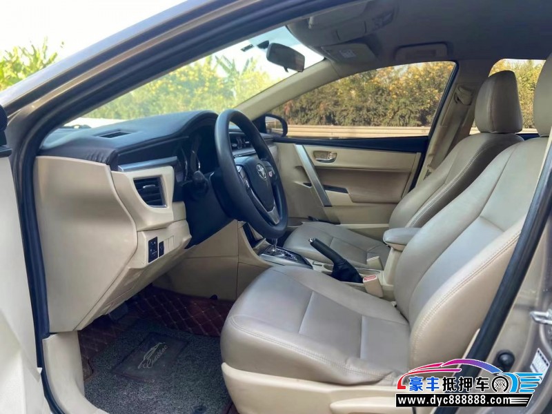 15年丰田卡罗拉轿车抵押车出售