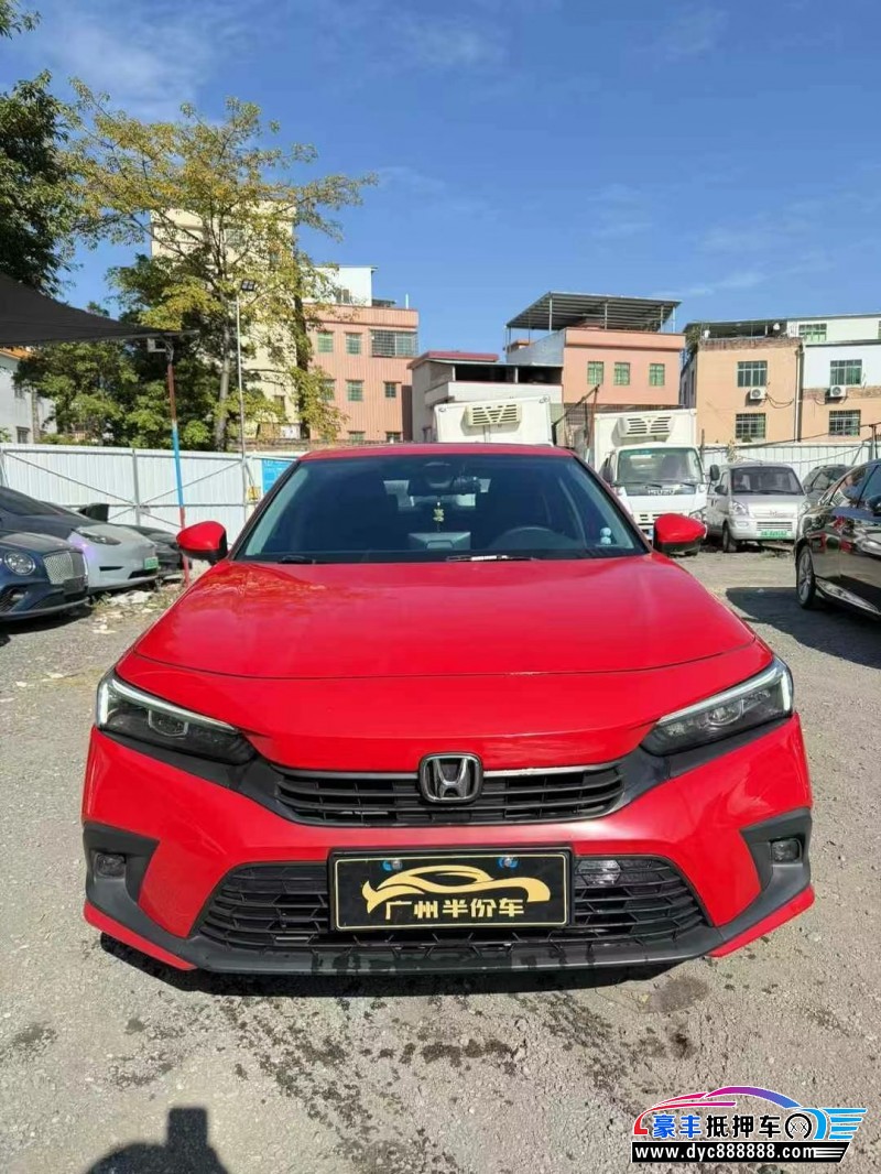 22年本田思域轿车抵押车出售