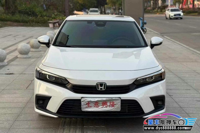 23年本田思域轿车抵押车出售