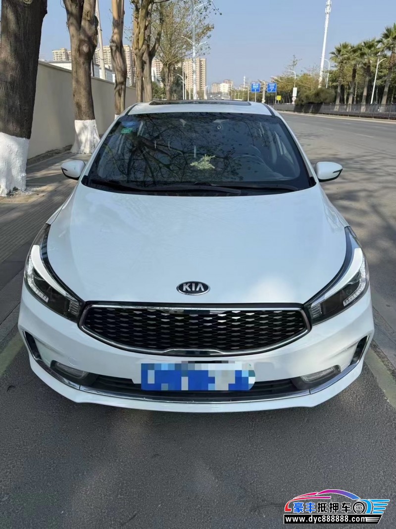 17年起亚K3轿车抵押车出售