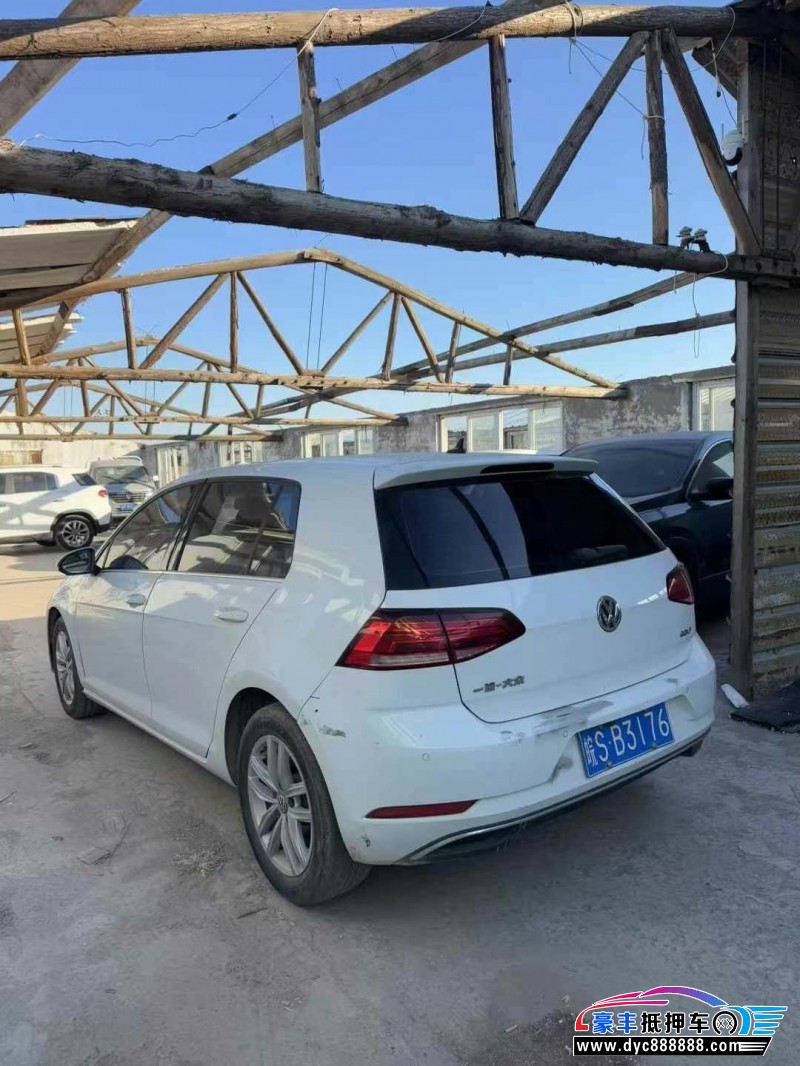 19年大众高尔夫轿车抵押车出售