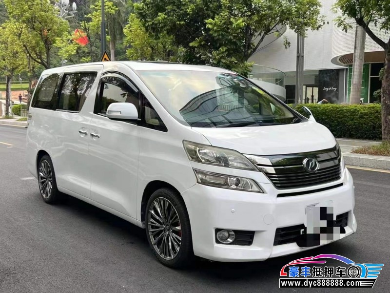 13年丰田威尔法轿车抵押车出售