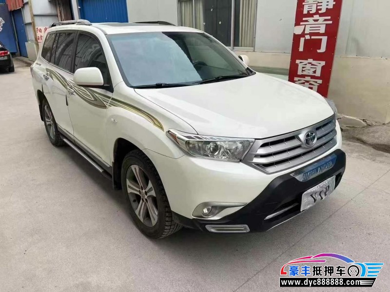 14年丰田汉兰达轿车抵押车出售