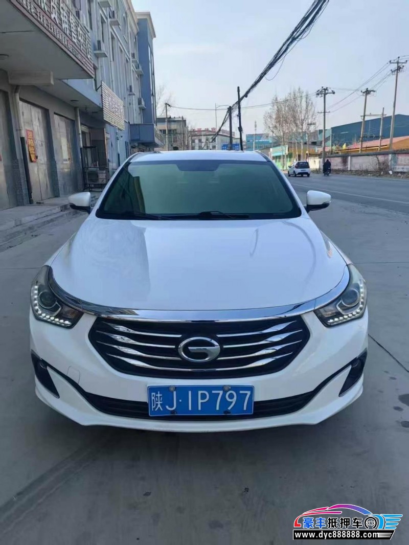 18年传祺GA6轿车抵押车出售