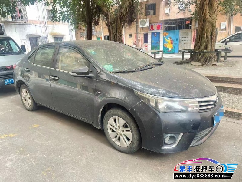 15年丰田卡罗拉轿车抵押车出售