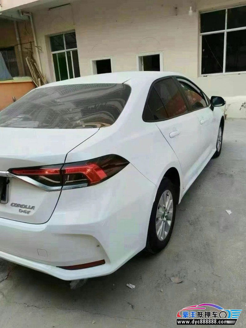 24年丰田卡罗拉轿车抵押车出售