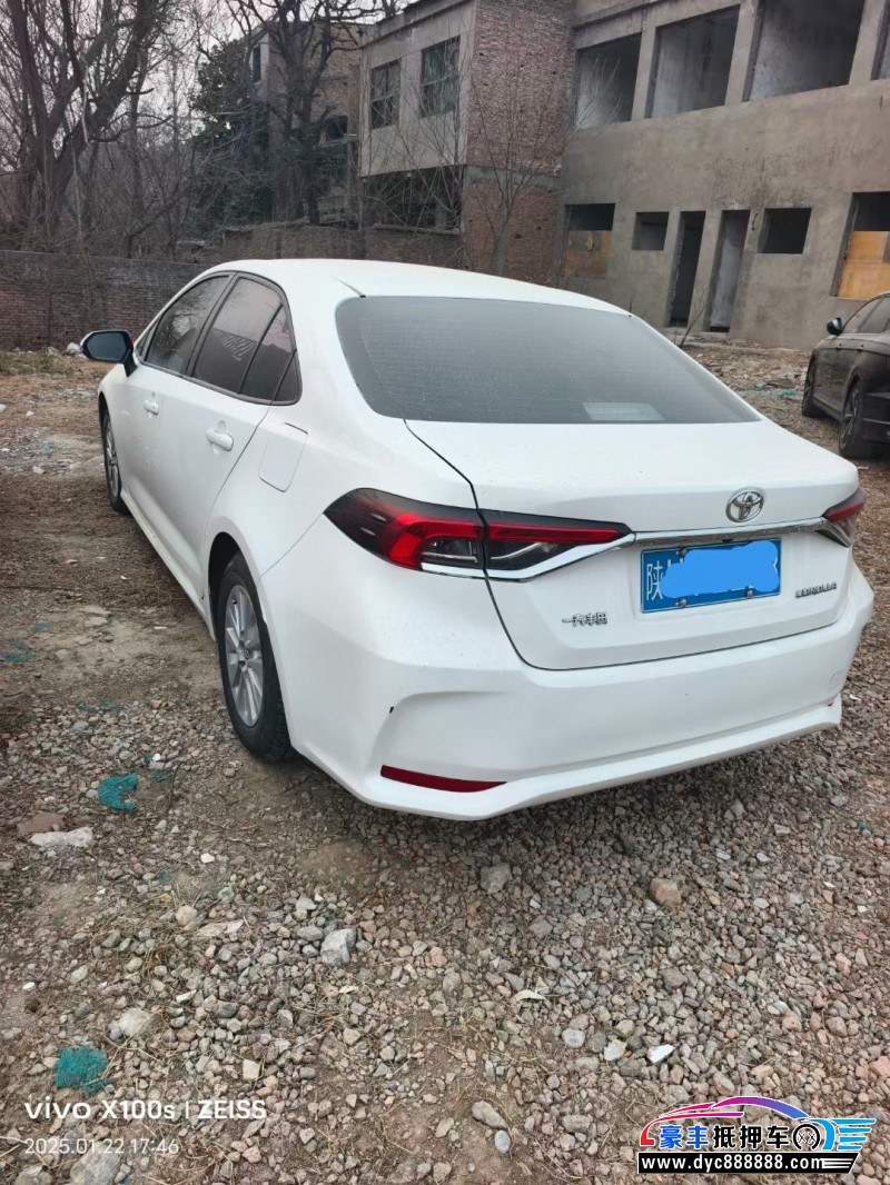 22年丰田卡罗拉轿车抵押车出售