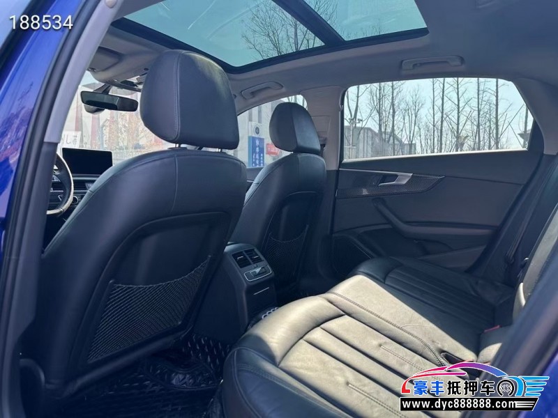 19年奥迪A4L轿车抵押车出售