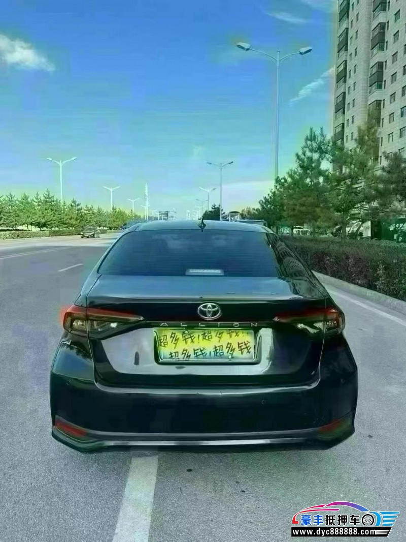 22年丰田亚洲狮轿车抵押车出售