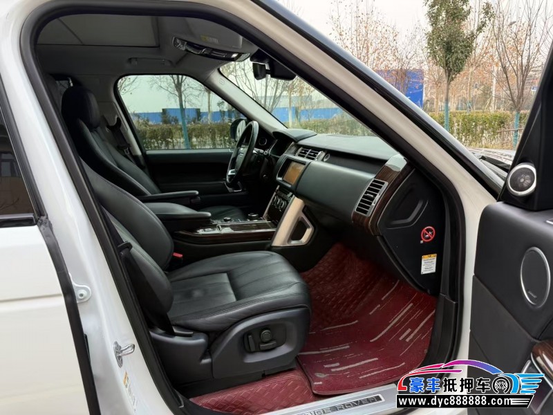 19年路虎揽胜行政SUV抵押车出售