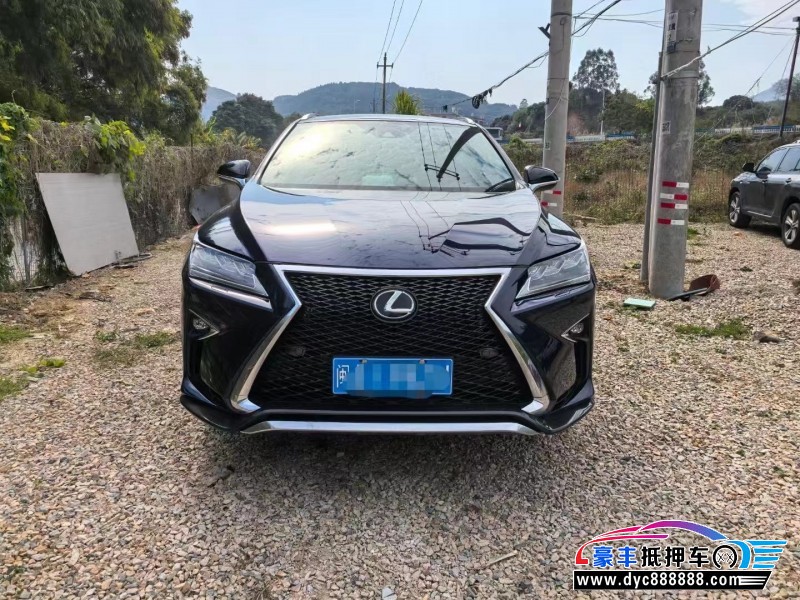 17年雷克萨斯RX轿车抵押车出售