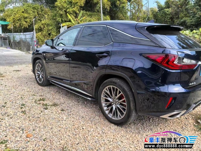 17年雷克萨斯RX轿车抵押车出售