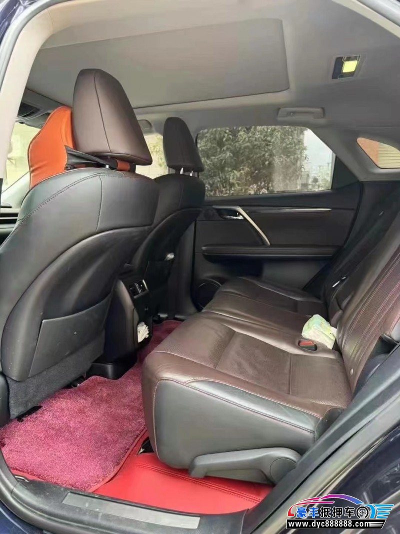 18年雷克萨斯RX轿车抵押车出售