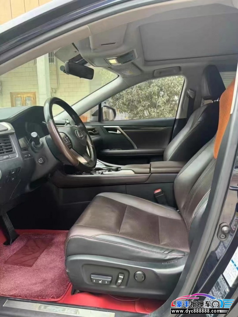 18年雷克萨斯RX轿车抵押车出售