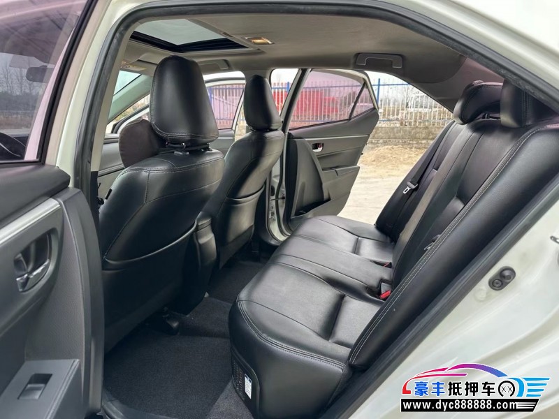 19年丰田雷凌轿车抵押车出售