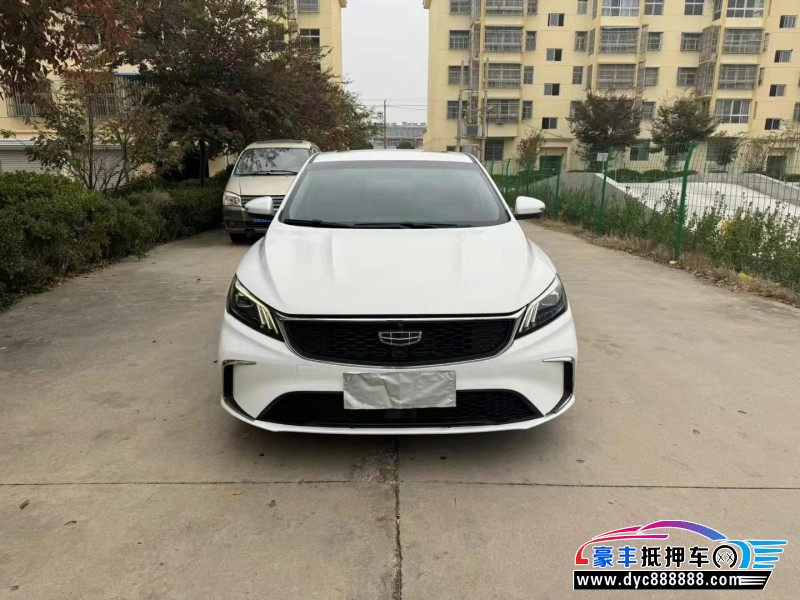 21年吉利缤瑞轿车抵押车出售