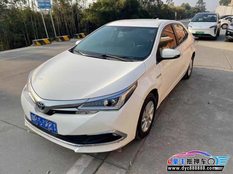 16年丰田卡罗拉轿车抵押车出售