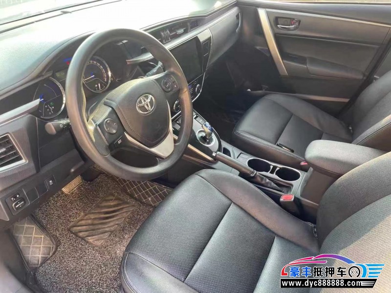 16年丰田卡罗拉轿车抵押车出售