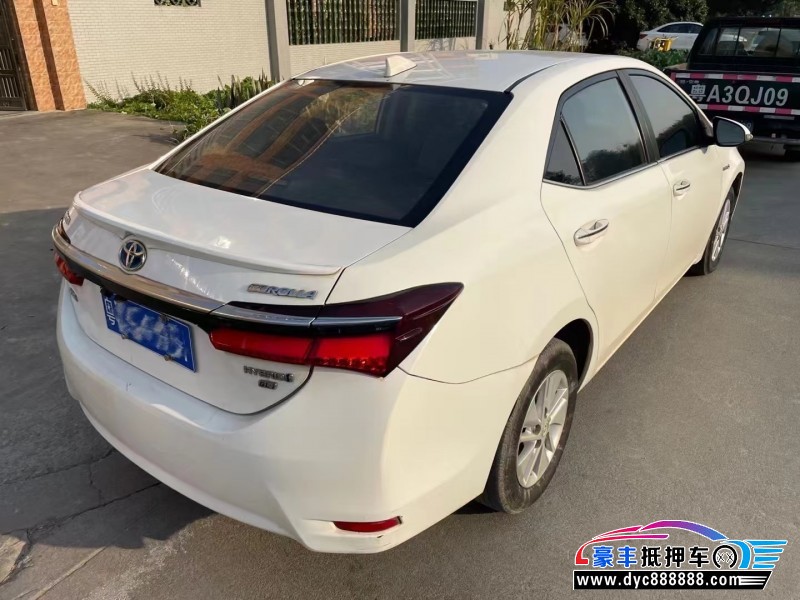 16年丰田卡罗拉轿车抵押车出售