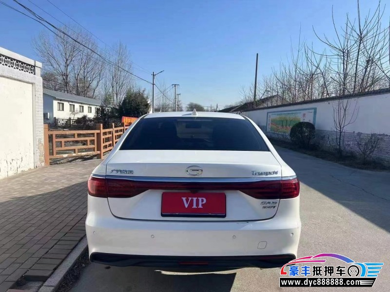 21年传祺GA6轿车抵押车出售