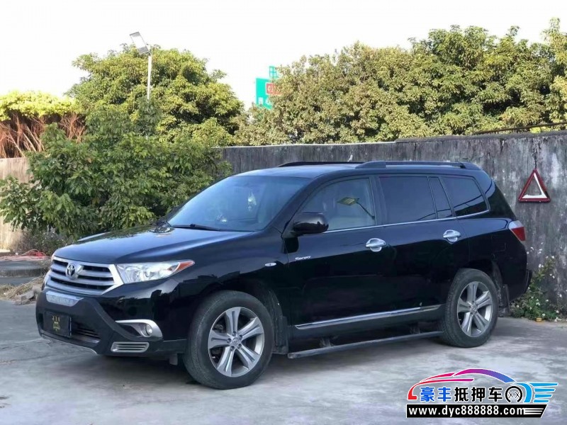 14年丰田汉兰达轿车抵押车出售