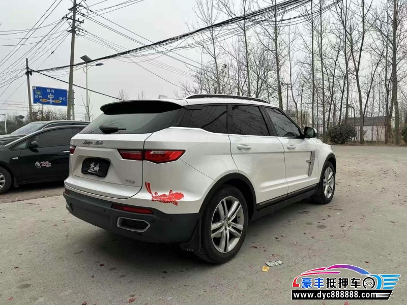 18年众泰T700轿车抵押车出售