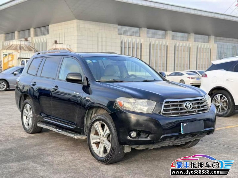 12年丰田汉兰达轿车抵押车出售