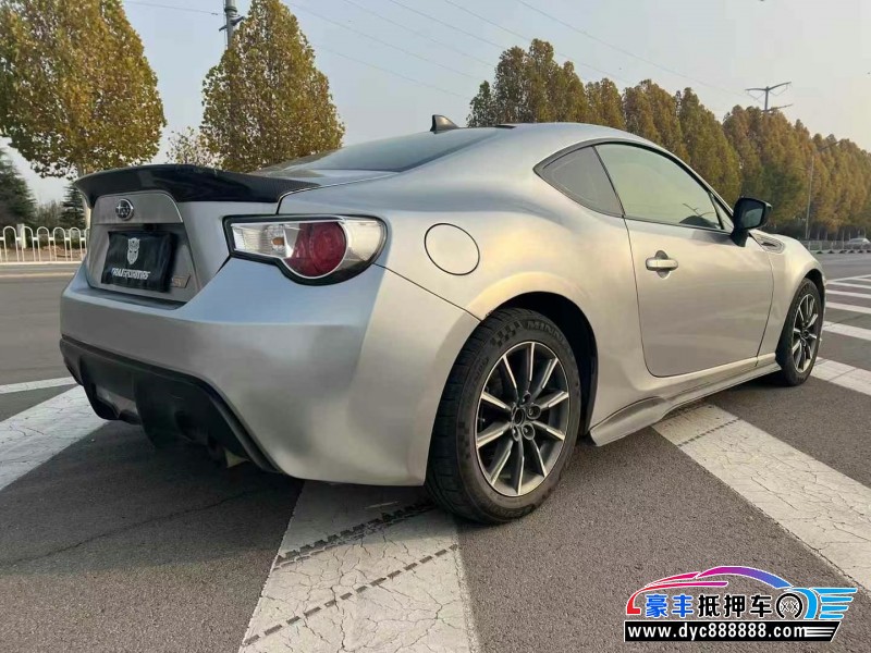 15年斯巴鲁BRZ轿车抵押车出售