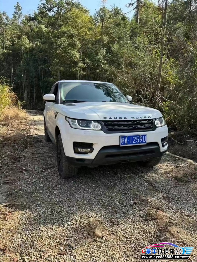 18年路虎揽胜运动SUV抵押车出售