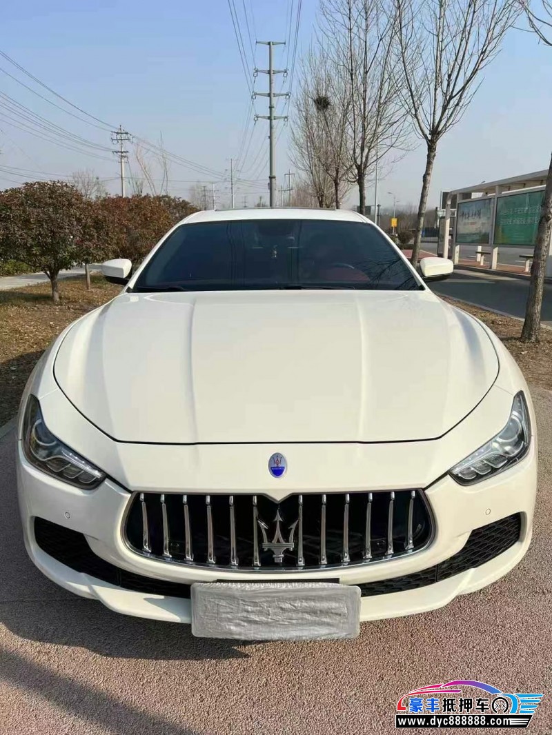 17年玛莎拉蒂Ghibli轿车抵押车出售