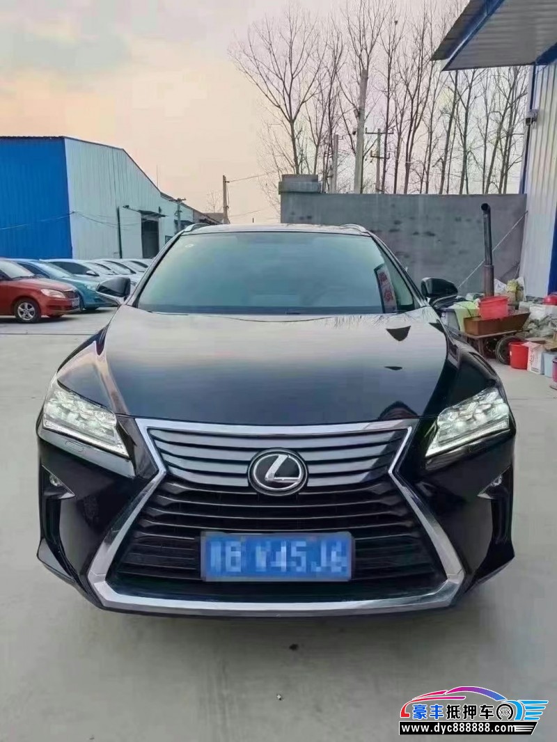 16年雷克萨斯RX轿车抵押车出售