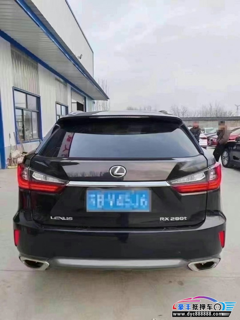 16年雷克萨斯RX轿车抵押车出售