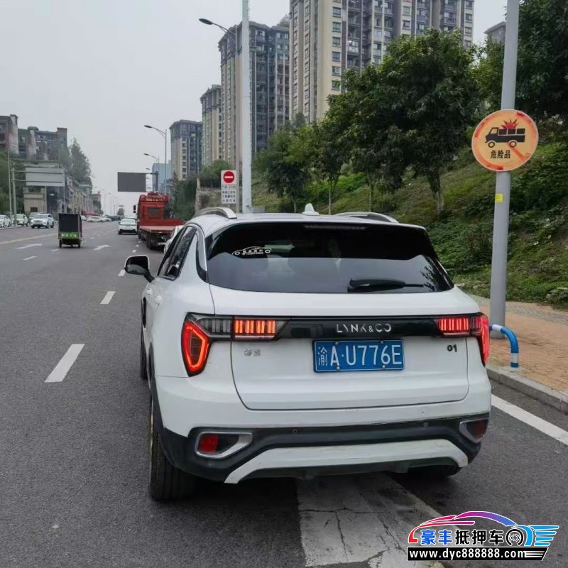 18年领克01轿车抵押车出售