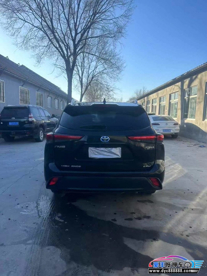 22年丰田汉兰达轿车抵押车出售