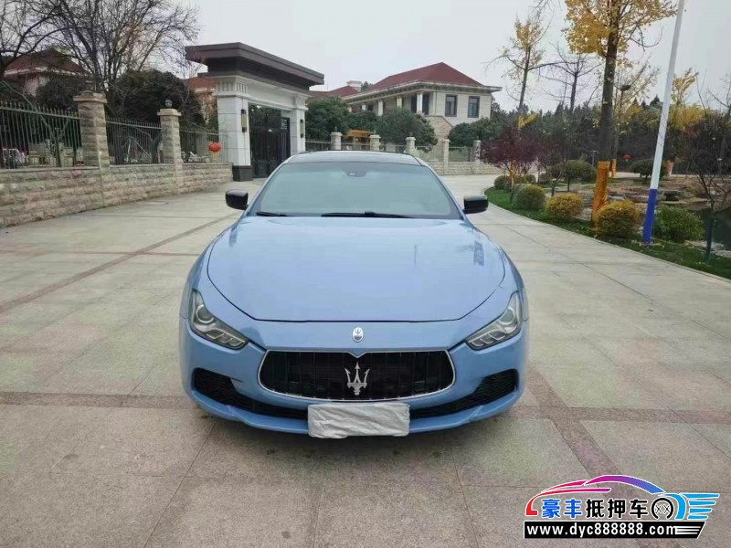 16年玛莎拉蒂Ghibli轿车抵押车出售