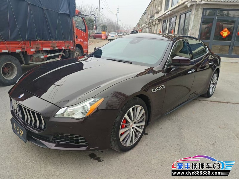 18年玛莎拉蒂总裁轿车抵押车出售